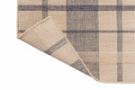 Brink & Campman Zona Check Outdoor Rug Denim