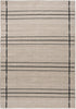 Brink & Campman Zona Line Outdoor Rug Charcoal picture of the rug striped design