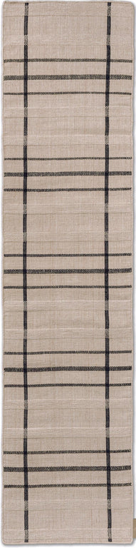 Brink & Campman Zona Line Outdoor Rug Charcoal Runner
