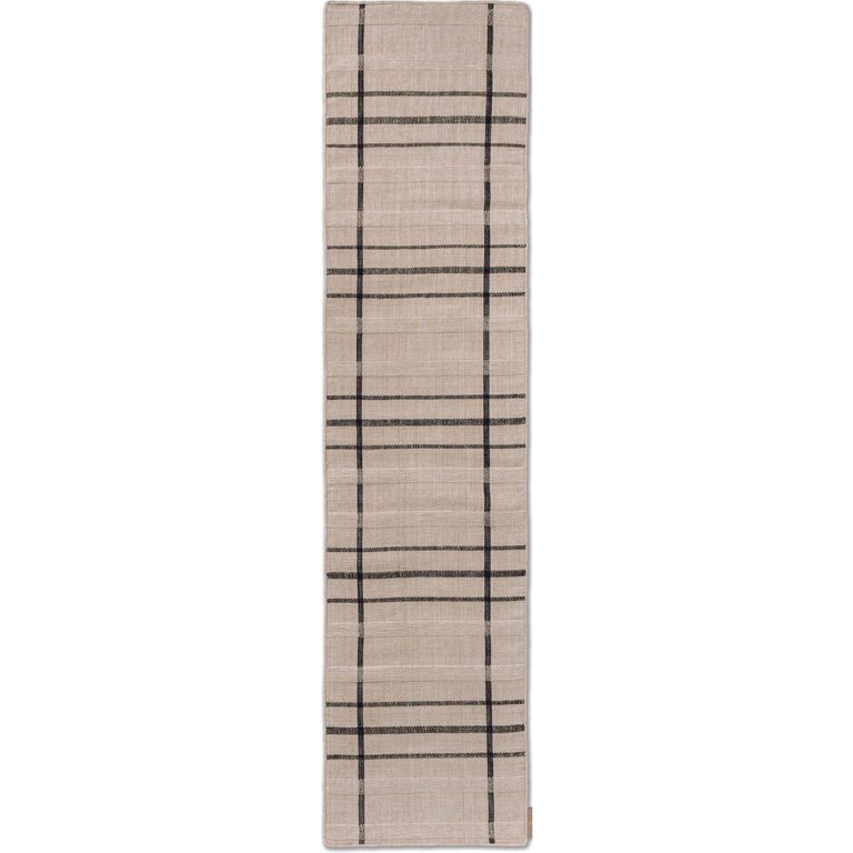 Brink & Campman Zona Line Outdoor Rug Charcoal Runner