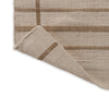 Brink & Campman Zona Line Outdoor Rug Sesame made in a flatweave design