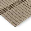 Brink & Campman Zona Stitch Outdoor Rug Olive beige ug with an olive stitching