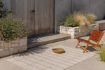 Brink & Campman Zona Stitch Outdoor Rug Terra lifestyle picture outside
