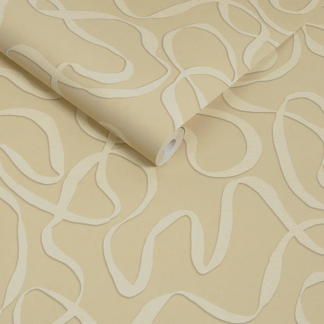 Made Varri Wallpaper Linen - Abstract Pattern Wallpaper Collectiion