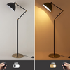 Practical floor lamp for reading or ambiance.