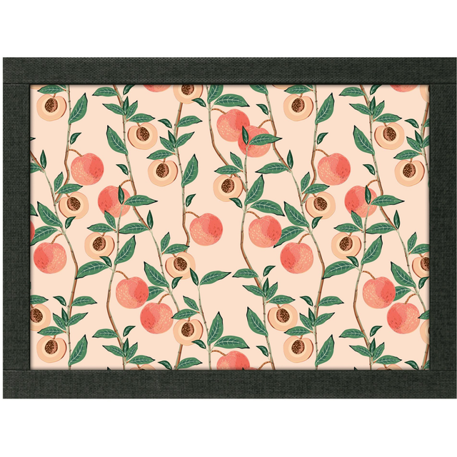 iStyle Peach Tree Textured Faux Leather Lap Tray