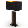 Elegant table lamp for ambient lighting.