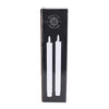 3D Flame LED Taper Candle Set, Ivory, 25cm picture in the box