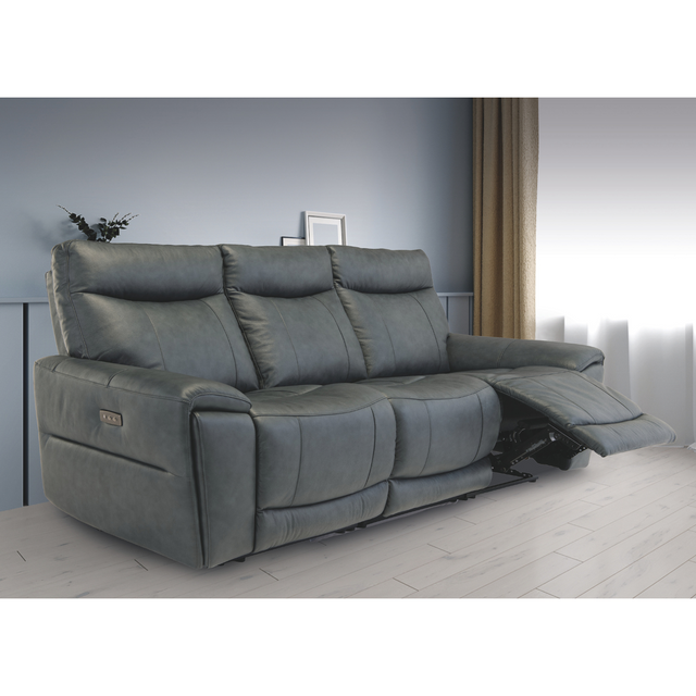 Camilla 3 Seater Sofa Electric Recliner Vintage Blue