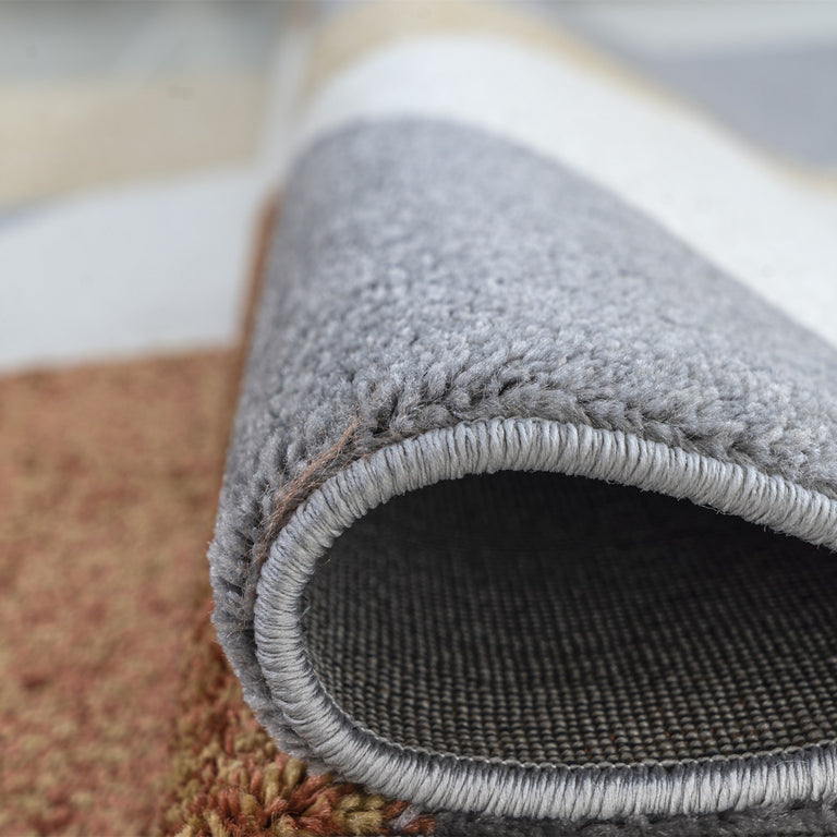 Aspire Geometric Rug 107 Terracotta