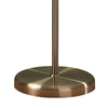 Boston 3 Light Floor Lamp Antique Brass close view picture of the lamp base