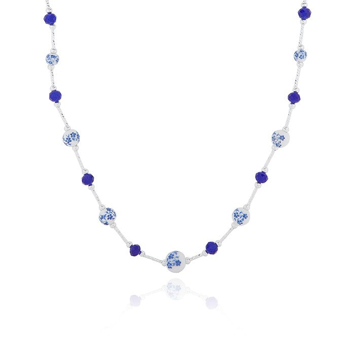 Ceramic Floral Necklace