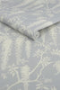 Soft grey floral wallpaper with luxurious matt finish