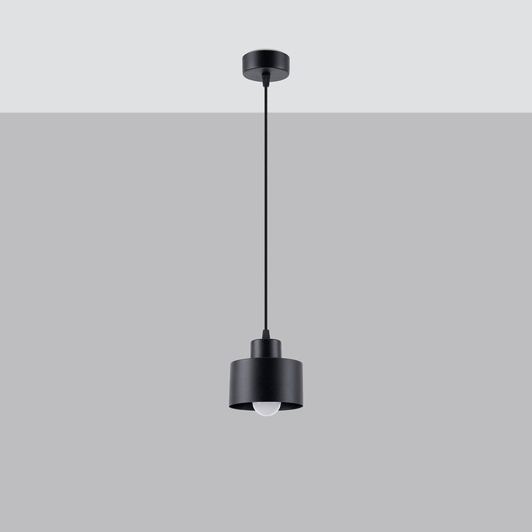 Sollux Lighting Pendant Lamp SAVAR 1 Black