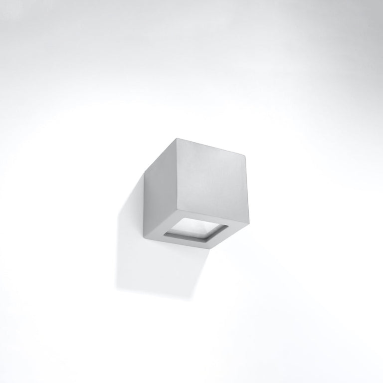 Sollux Lighting Wall Lamp Ceramic LEO Grey