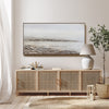 Hand-painted Scatter Box Wall Art Shore with natural tones