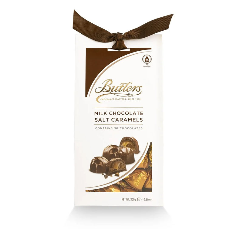 Butlers Milk Chocolate Salt Caramels – Premium Chocolates for Gifts, Gourmet Sweet & Salty Treats