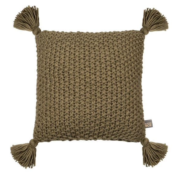 Collins Green Scatter Box Cushion - Handcrafted for Comfort!