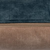 Captivating 58x58cm scatterbox cushion in classic blue camel shades.