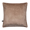 Experience lavish comfort with this Textured Velvet Scatter Box cushion in Copper/Camel.