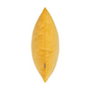 Luxurious scatter pillow in sophisticated matte yellow shade.
