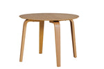 Elegant Oak Finish on Addison 1000 Round Dining Table
