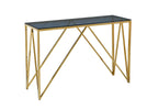 Elegant console table Allure Console Table in gold
