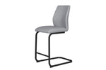 Sleek Black Powder Coated Legs Stool