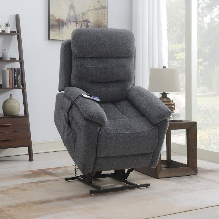Arianna Lift & Rise Recliner Armchair Dark Grey