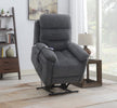 Arianna Lift & Rise Recliner Armchair Dark Grey life style picture in the rising position