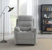 Arianna Lift & Rise Recliner Armchair Light Grey life style front view picture