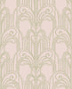 Graham & Brown Art Deco Blush Wallpaper front view picture of the pattern and color shade