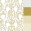 Graham & Brown Art Deco Gold & Pearl Wallpaper picture with paint colors that will perfectly fit to this wallpaper