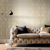 Art Deco Gold & Pearl Wallpaper life style picture