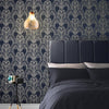 Graham & Brown Art Deco Midnight Wallpaper life style picture