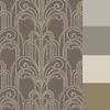Graham & Brown Art Deco Natural Wallpaper picture with paint colors that will perfectly fit to this wallpaper