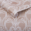 Graham & Brown Art Deco Rose Gold Wallpaper picture of the wallpaper roll