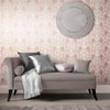 Graham & Brown Art Deco Rose Gold Wallpaper life style picture