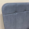 Ashley King Size Bed with Fabric Headboard Blue