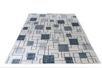 Aspire Geometric Rug Blue rug horizontal view