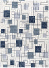 Aspire Geometric Rug Blue picture of the rug design