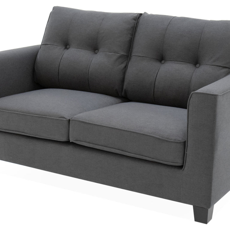 Astrid 2 Seater Sofa Charcoal