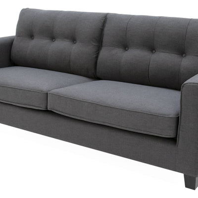 Astrid 3 Seater Sofa Charcoal