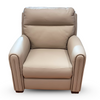 Luxurious Nicoletti Home Atlanta leather recliner chair with modern design.
