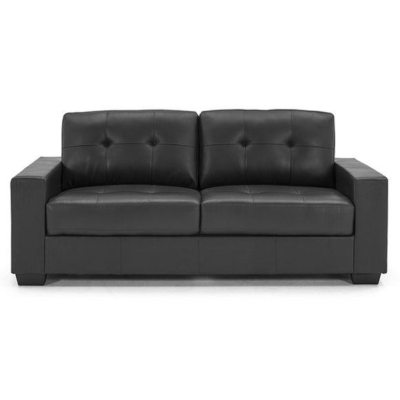 Aurelia 3 Seater Sofa in Black - Sleek and Stylish.