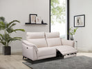 3 Seater Sofa Electric Recliner White for ultimate comfort
