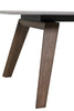 Walnut veneer on solid birch legs – Axton Contemporary Table