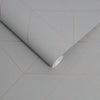 Graham & Brown Balance Grey & Rose Gold Wallpaper picture of the wallpaper roll