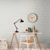 Graham & Brown Balance White & Rose Gold Wallpaper life style picture