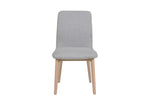 Upholstered grey dining chair - Baobab Furniture